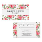 Watercolor Floral Salon Hair Stylist