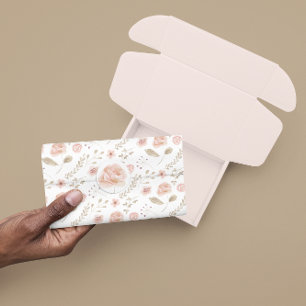 Watercolor Floral Tissue Paper