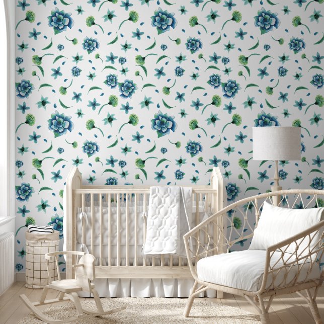 Watercolor Floral Wallpaper (Kids)