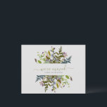 Watercolor Floral We've Moved New Home Script  Postcard<br><div class="desc">Watercolor Floral We've Moved New Home Script Postcard 
This design features watercolor wildflowers and custom script calligraphy.</div>