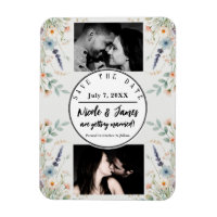 Watercolor Floral Wildflower Spring Save the Date