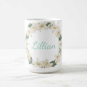 Watercolor Floral Wreath Mother’s Day Coffee Mug
