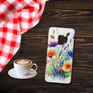 Watercolor Florals Wildflowers Feminine Trendy Case-Mate Samsung Galaxy S9 Case
