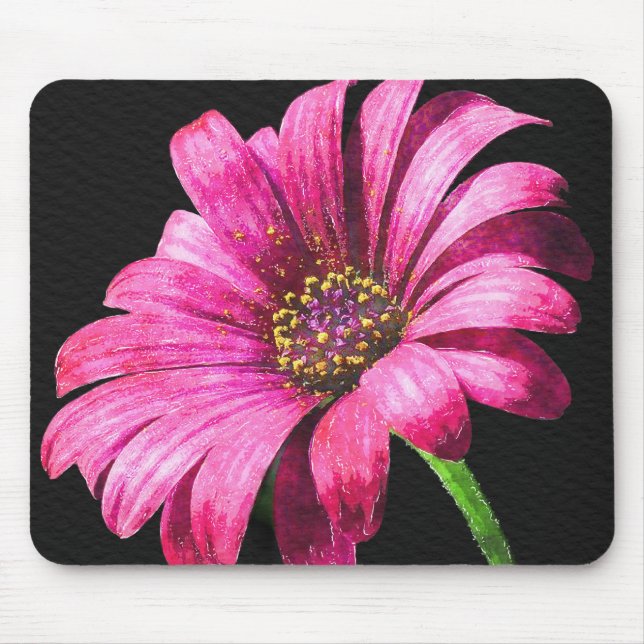Watercolor Flower 1 Mousepad (Front)