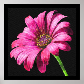 Watercolor Flower 1 Poster
