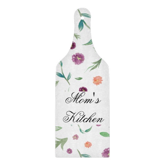 Watercolor Flower Board – Custom Gift from Son (Front)