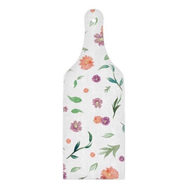 Watercolor Flower Board – Gift for Foodie Couple (Front)