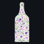 Watercolor Flower Board – Gift for Newlywed Couple<br><div class="desc">Soft watercolor flowers make this chopping board a beautiful addition to a couple’s new kitchen. Ideal for newlyweds or anniversaries.</div>