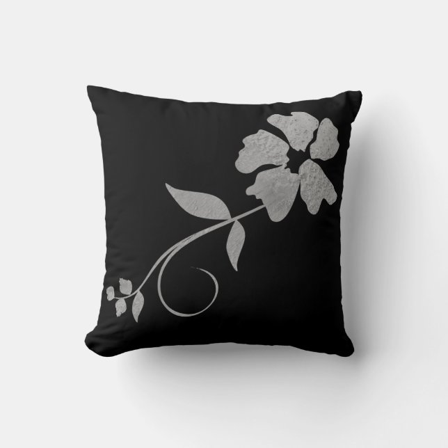 Watercolor Flower Cushion (Front)