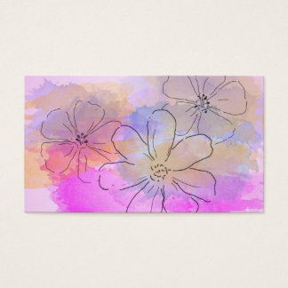 Watercolor Flower Fantasy