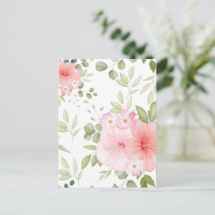 Watercolor Flowers 20 Postcard