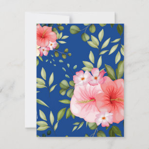 Watercolor Flowers 21 Card