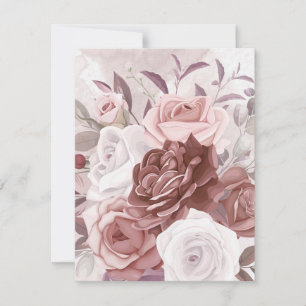 Watercolor Flowers 9 Card