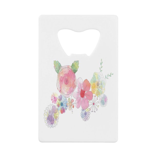Watercolor Flowers Art (Front)
