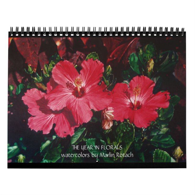 Watercolor Flowers Calendar (Cover)