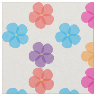 Watercolor Flowers Fabric