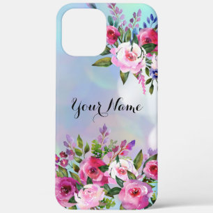 Watercolor Flowers iPhone 12 Pro Max iPhone Case