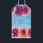 Watercolor Flowers Modern Floral Bridal Shower Gift Tags<br><div class="desc">Watercolor Flowers Modern Floral Bridal Shower Gift Tag. Customise however you want and choose any background colour. Matching items available.</div>