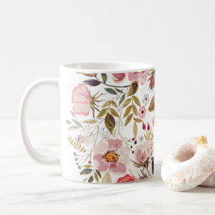 Watercolor Flowers Mug