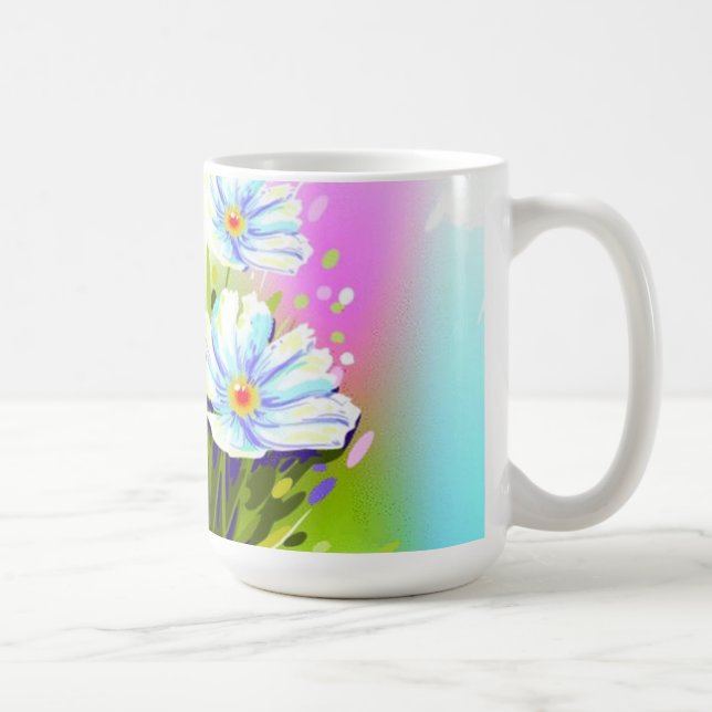 Watercolor Flowers Mug (Right)