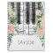 watercolor flowers music piano