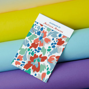 Watercolor Flowers Necklace Earring Jewellery 