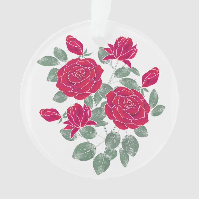 Watercolor, flowers. ornament (Front)