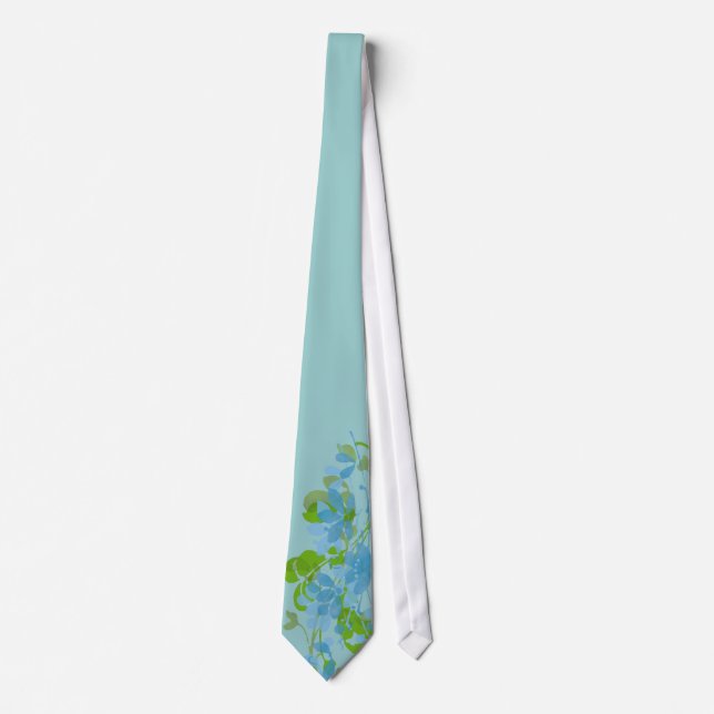 Watercolor Flowers Tie (Front)