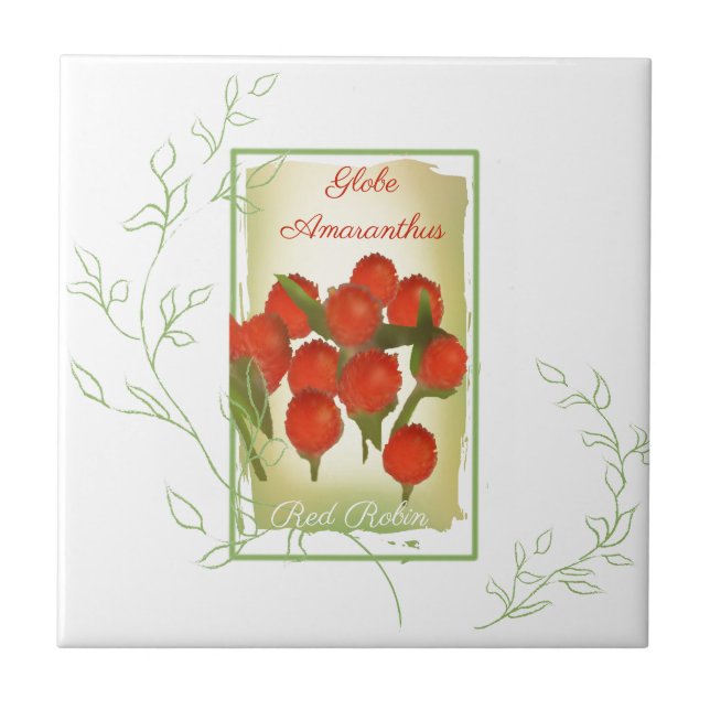 Watercolor Flowers Tile (Front)