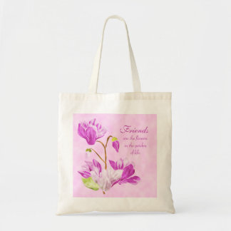 Watercolor Flowers Tote Bag
