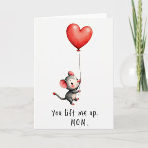 Watercolor Flying Love Mother Card