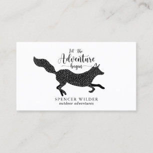 Watercolor Forest Adventure Nature Guide Business Card
