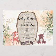 Watercolor Forest Baby Shower