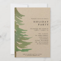 Watercolor forest corporate party