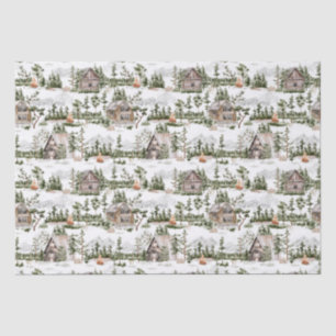 Watercolor Forest Pattern Tissue Paper