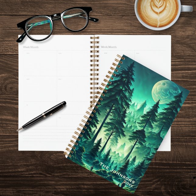 Watercolor Forest with Full Moon Planner (Creator Uploaded)