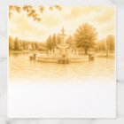 Watercolor Fountain Venue Artwork Envelope Liners