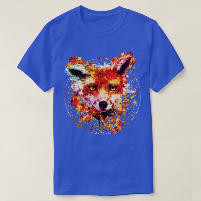 Watercolor Fox T-Shirt (Design Front)