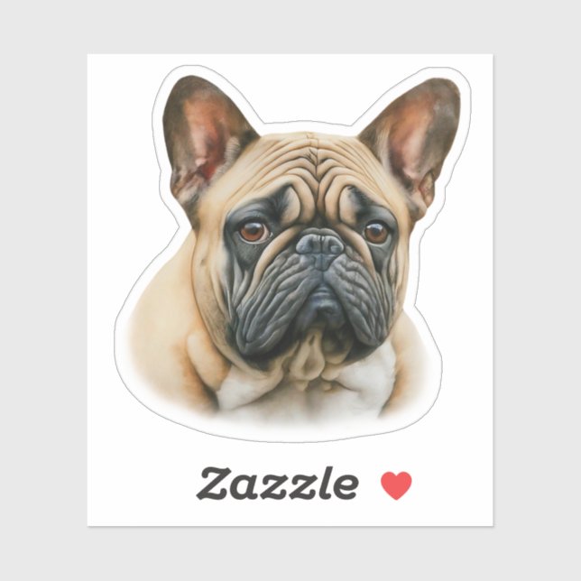 Watercolor French Bulldog (Sheet)