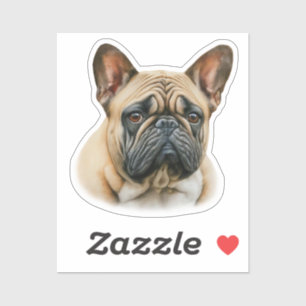 Watercolor French Bulldog