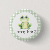 Watercolor Frog Baby Shower Mummy to be