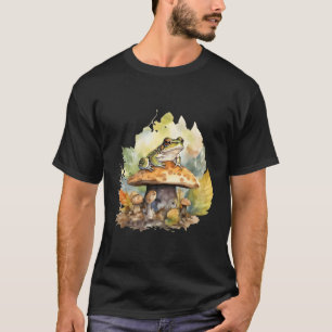 Watercolor Frog Frog In Wild Nature T-Shirt