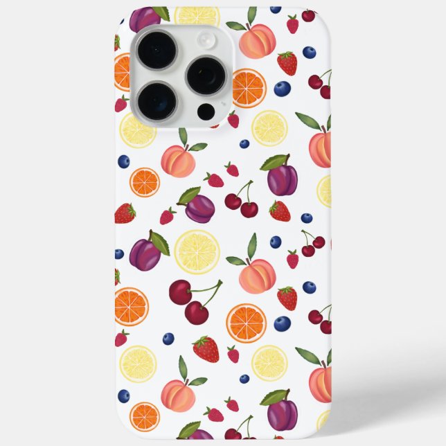 Watercolor fruit IPhone Case (Back)
