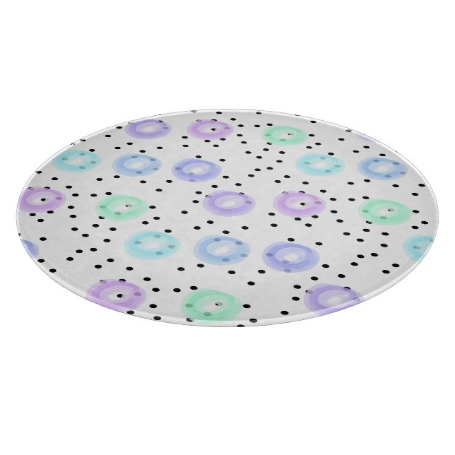 Watercolor Funfetti Cutting Board (Corner)