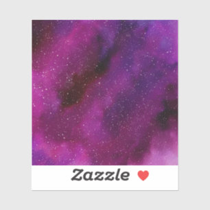 Watercolor Galaxies purple pink 