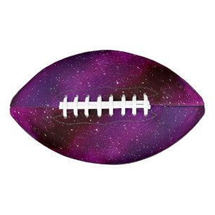 Watercolor Galaxies purple pink  Football