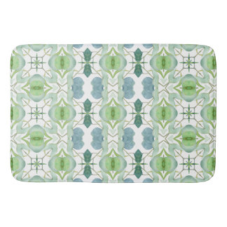 Watercolor Garden Dream Aquarelle Elegance  Bath Mat