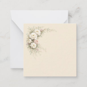 Watercolor Garden Roses for Timeless Card