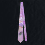 *~* Watercolor Gentle Floral Beauty Tie<br><div class="desc">*Watercolor floral lavender & purple flowers on both sides of this men's tie* Each of distance healer Anna Rosa's ties are gently infused with a gentle yet noticable calming good vibe energy. This lavender floral watercolor tie is an amazing work of art whose gentle calming energy helps the wearer not...</div>