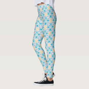 Watercolor Geo _ Summer Leggings